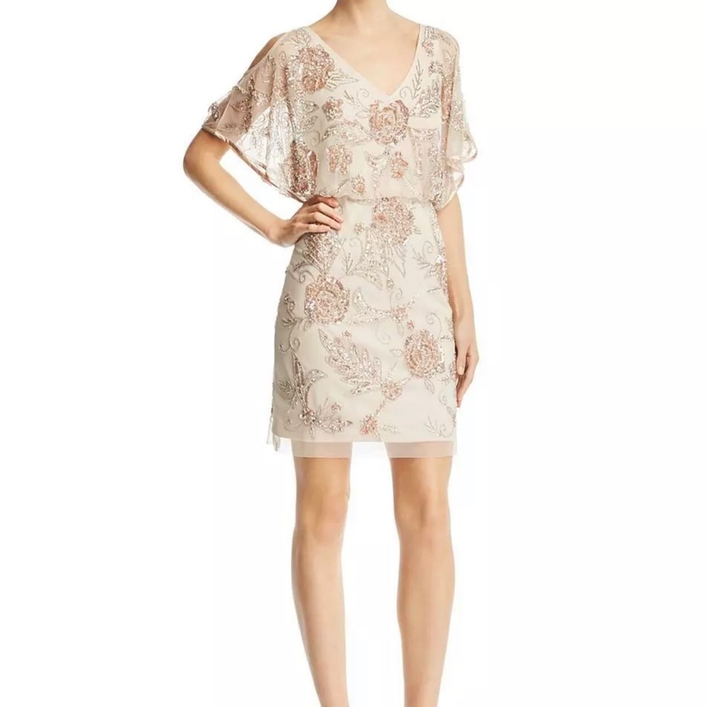 Aidan Mattox embellished mini dress
